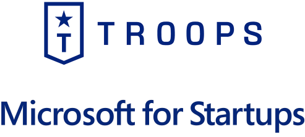 Troops and Microsoft for Startups logo